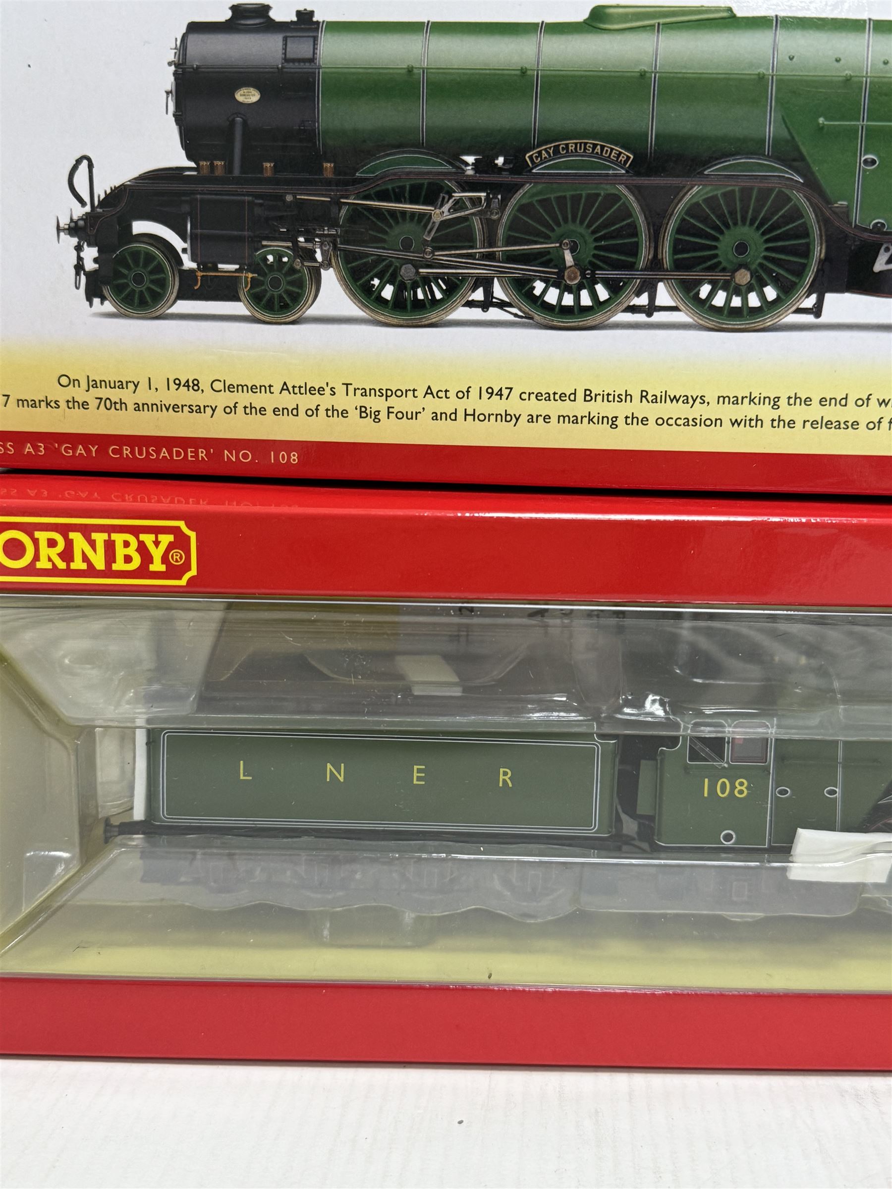 Hornby '00' gauge limited edition The Final Day R3518 LNER Class A3  Gay Crusader locomotive, no. 108, boxed