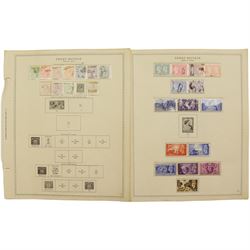 Queen Victoria and later mostly Great British stamps, including imperf penny reds, postal stationary, half penny bantams, King George V five shillings and half crown seahorses etc, housed on pages and cards