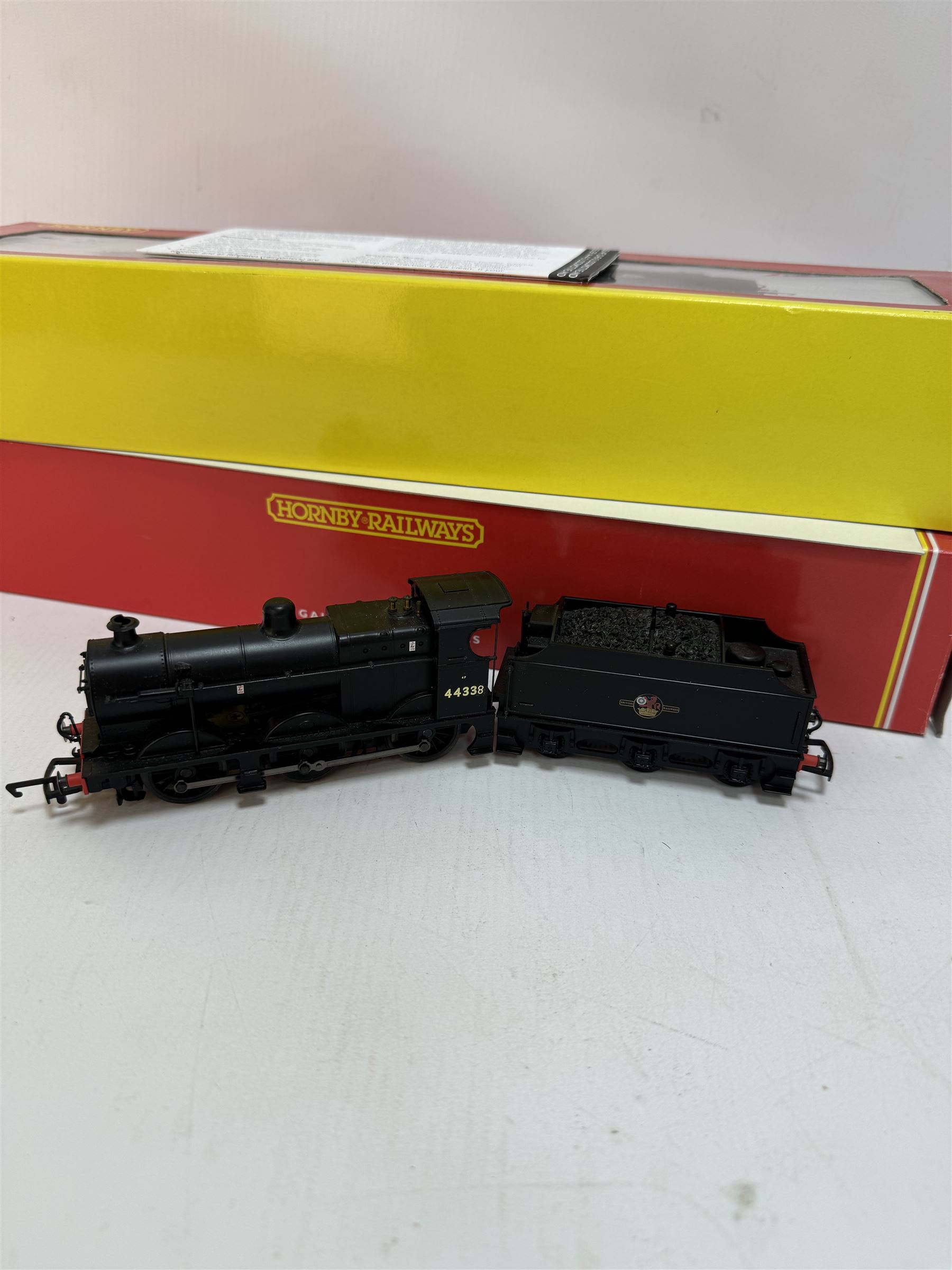 Two Hornby '00' gauge locomotives, comprising R2229 BR Class 8F 2-8-0 locomotive no. 48154 and R2066 BR Fowler 0-6-0 locomotive re-numbered as no. 44338, both boxed