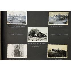 Photo album belonging to A. Lockett of East Yorkshire regiment, documenting he time in Palestine during the Arab Revolt in Palestine 