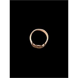 7ct Russian gold puzzle ring, tested 