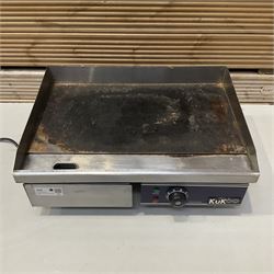 Kookoo SKU10119 electric commercial griddle 2500W  - THIS LOT IS TO BE COLLECTED BY APPOINTMENT FROM DUGGLEBY STORAGE, GREAT HILL, EASTFIELD, SCARBOROUGH, YO11 3TX