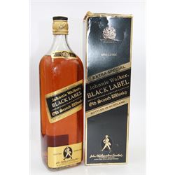 The Famous Grouse, Islay cask finished blended Scotch whisky 70cl 40%, Johnnie Walker, Black Label extra special blended Scotch whisky, 1L 43% and Johnnie Walker Red Label 75cl 40% (3) 