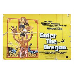 Bruce Lee Enter the Dragon, original 1973 UK film poster