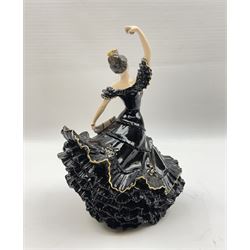 Coalport figure Flamenco, limited edition figure, sculpted by David Lyttleton, no. 8358/9,500