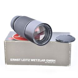 Leitz Vario-Elmar-R 1:4/70-210 E60 lens, serial no. 3373036, boxed with two lens caps