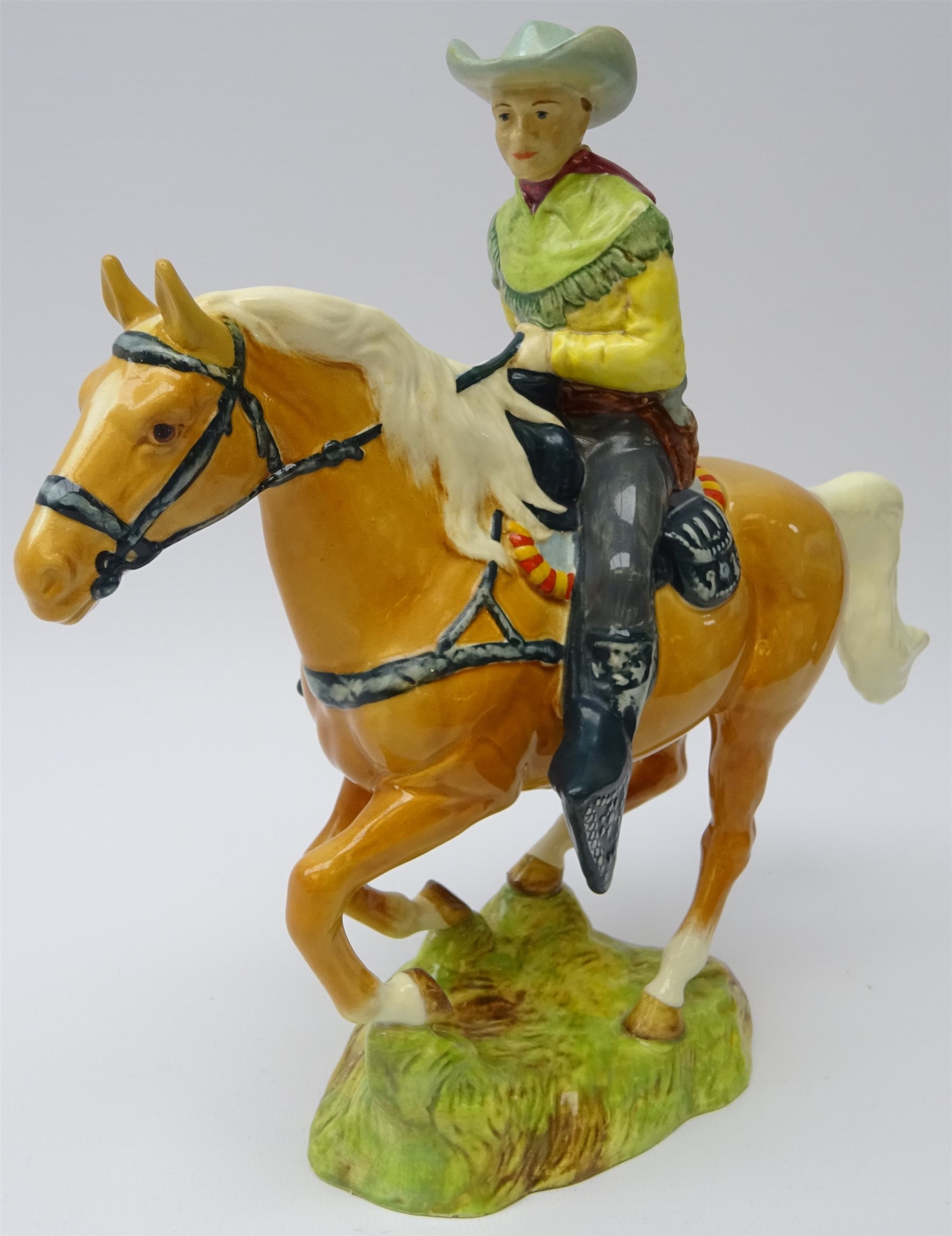 Beswick Canadian mounted cowboy upon Palomino, model no. 1377 ...