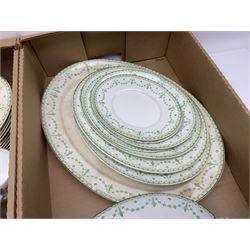 Collection of tea and dinnerwares to include Wedgwood Campion, etc in five boxes 