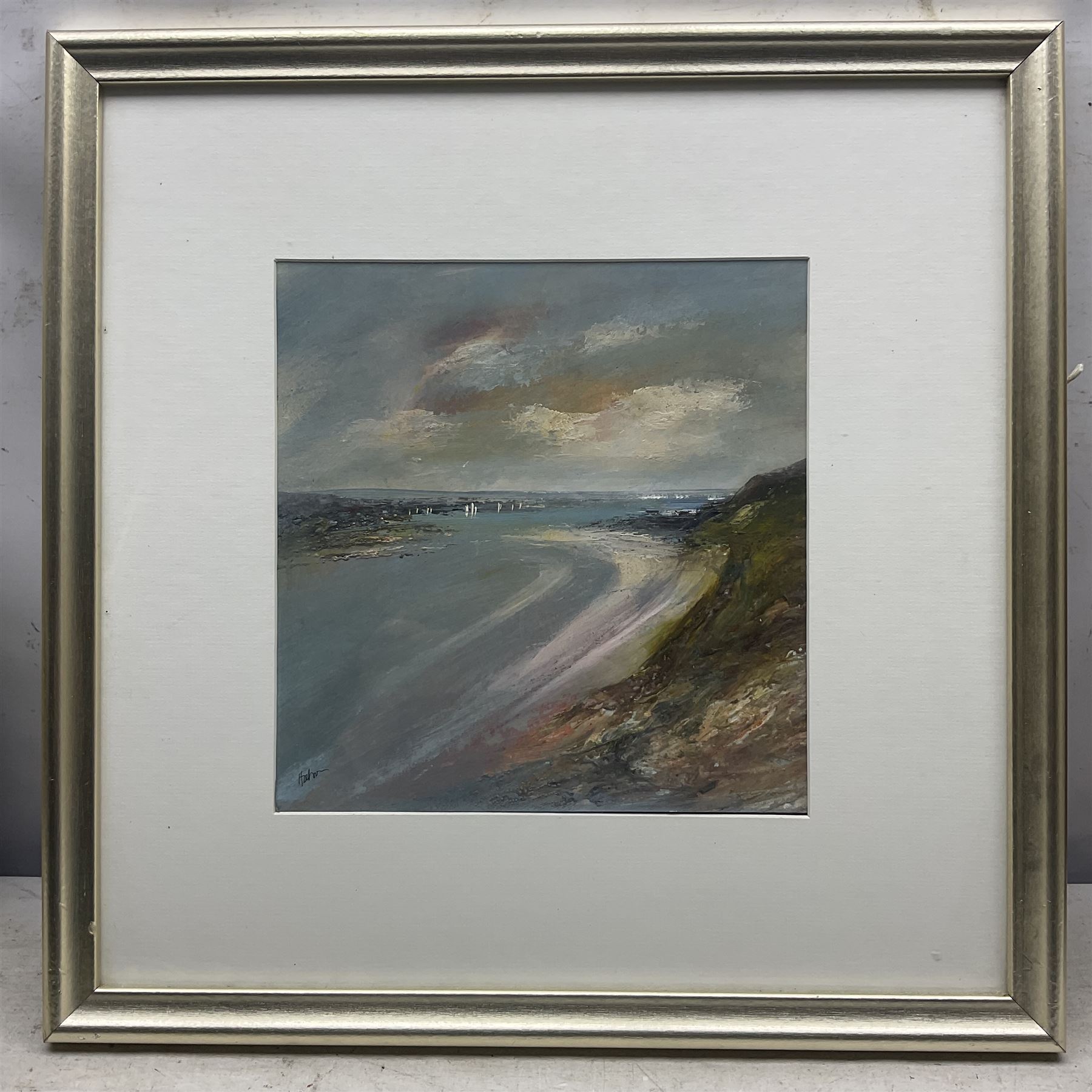 Peter Hodson (British Contemporary): Landscapes across Norfolk, three oils on board signed 22cm x 22cm (3)