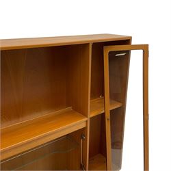 Mid-to-late 20th century teak wall unit