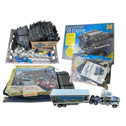 Meccano Circuit 24 Scalextric, large collection of track, Nylint tin plate lorry, Haynes B...