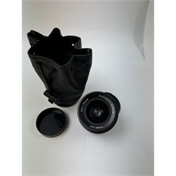 Carl Zeiss Distagon 2.8/28 T* lens, serial no. 7486143, with soft case