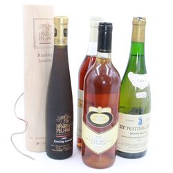 Mix alcohol; including Brown Brother's 2004 Orange Muscat & Flora, The Society's Exhibitions Cognac, Henry of Pelham Riesling Icewine and Festival Anjou 1988 Bonnezeaux (4) 