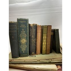 Collection of books, to include The Natural History of Selborne, The Constitution of the Wesleyan Methodist Church, Milton's Poems etc, together with sheet music 