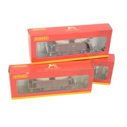 Hornby '00' rolling stock, including R4418 Pullman Bar Car 'The New Century Bar', R6225B 2 Axle Box Open Wagon Coalfish 3 Weathered, four Weathered EWS Seacow examples, etc, all boxed