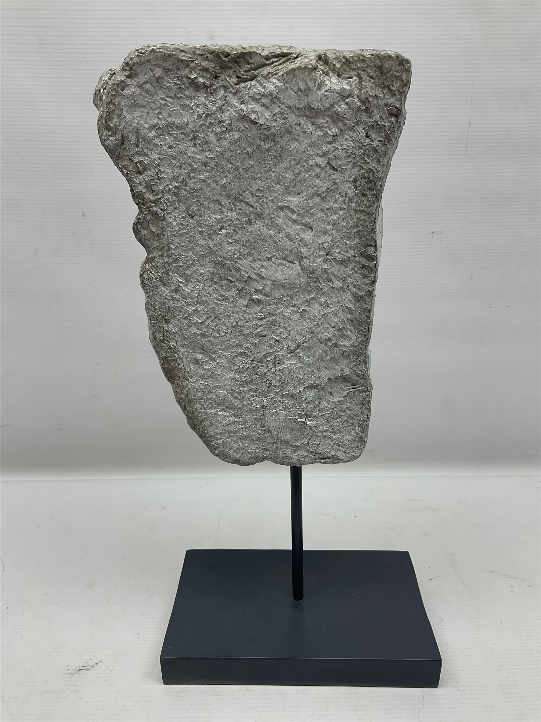 Composite sculpture of a classical greek god on stand, H40cm