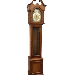 Twin train 20th century grandmother clock 