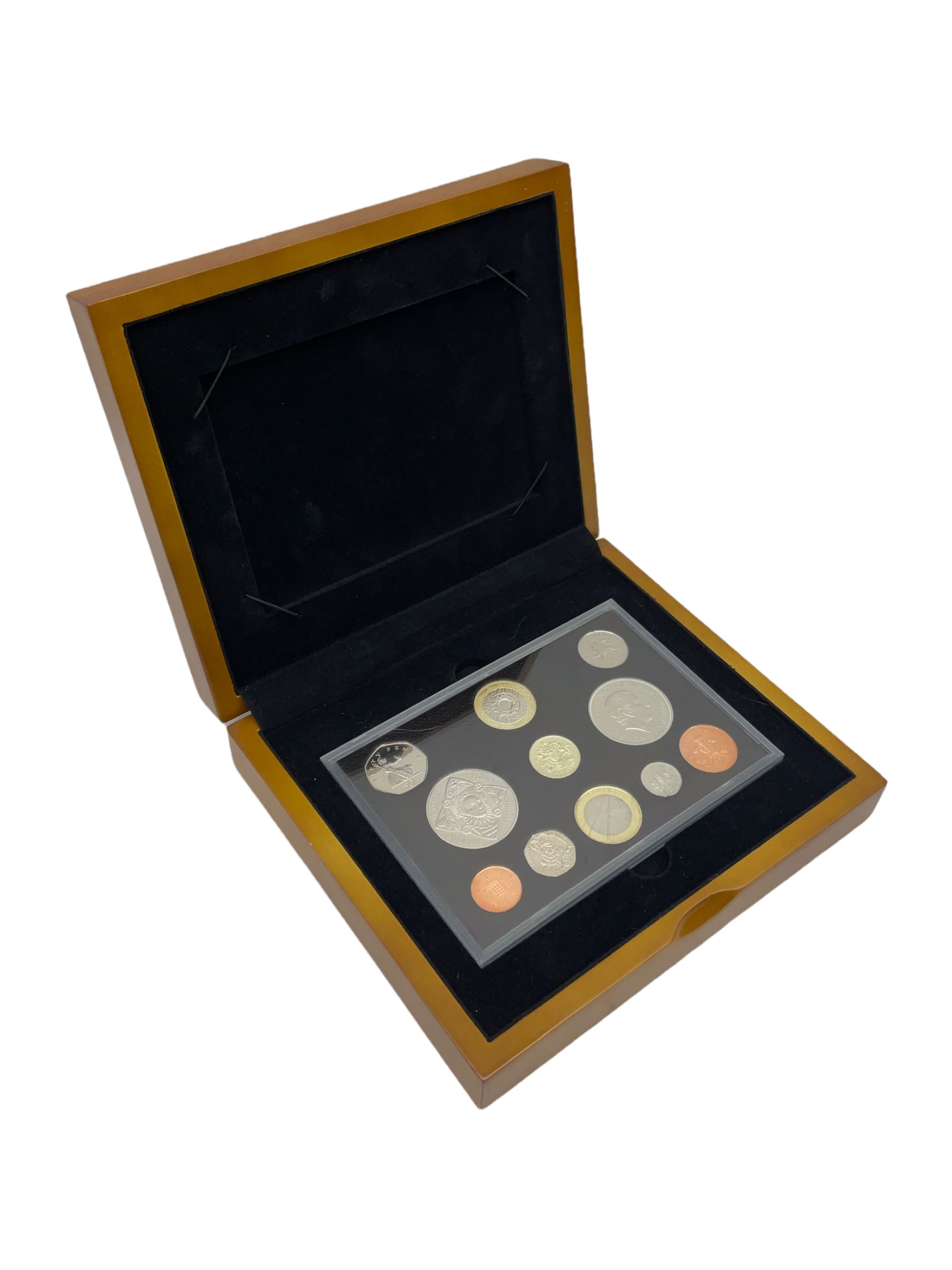 The Royal Mint United Kingdom 2008 executive proof coin set, in presentation box with certificates