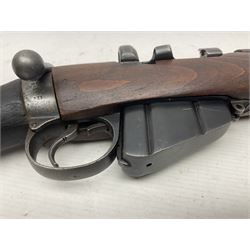 SECTION 1 FIREARMS CERTIFICATE REQUIRED - BLANK FIRING Enfield .303 cal. SMLE Mk.III rifle dated 1916 by London Small Arms Company, nitro-proofed for .303 blank firing, serial no.M84459 L114cm overall