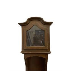 20th century oak clock case.