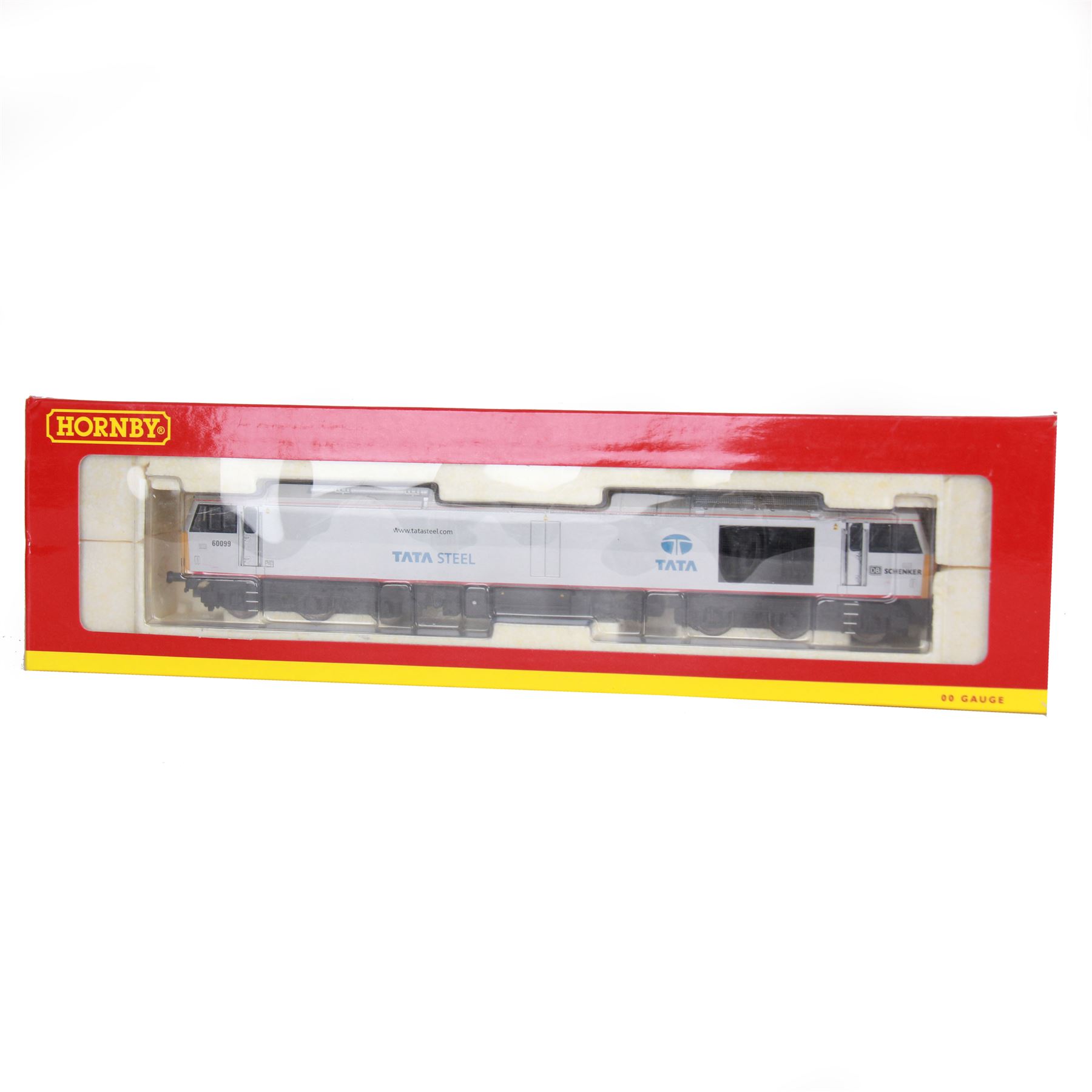 Hornby '00' gauge Class 60 diesel electric Co-Co locomotive DB Schenker Tata Steel no. 60099, boxed