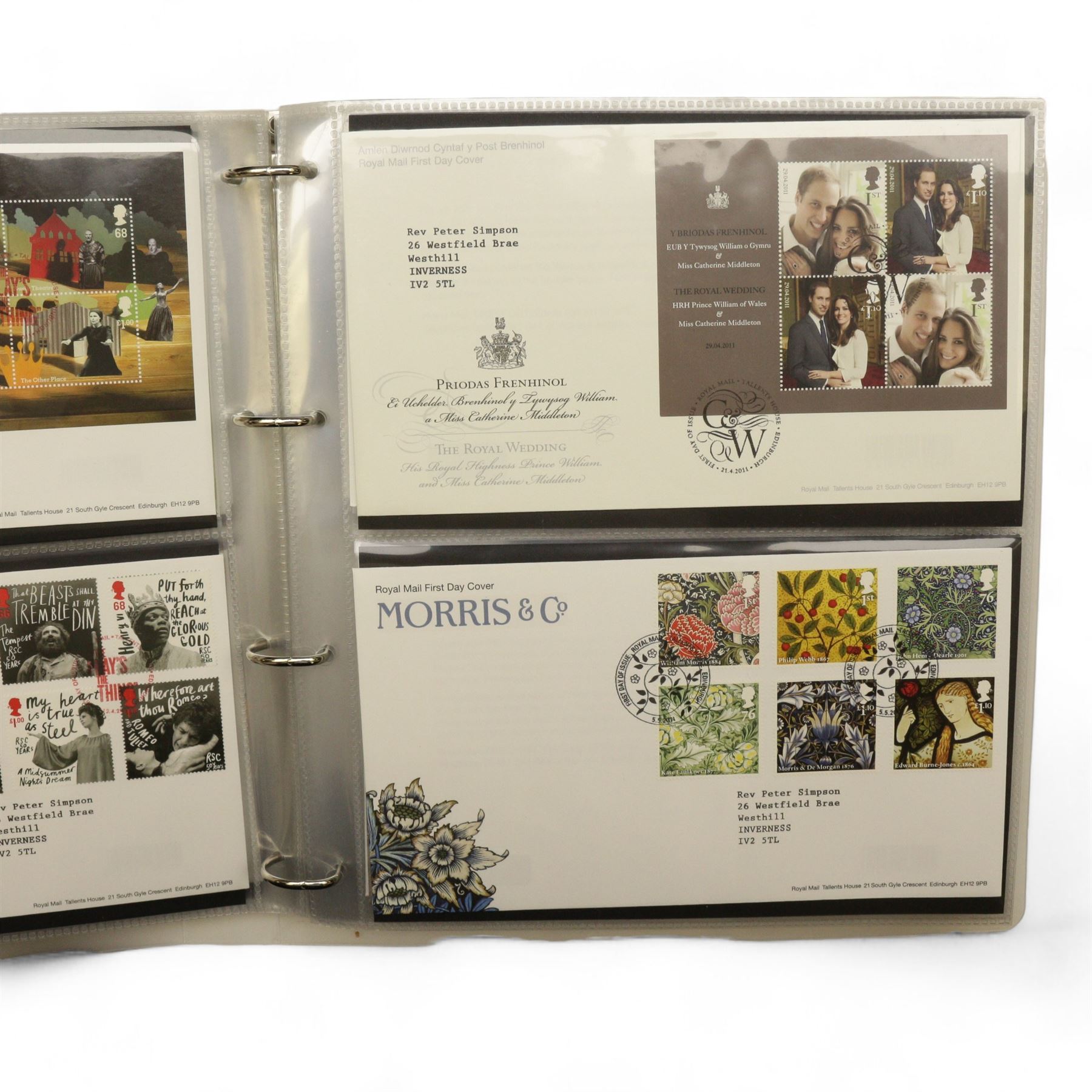 Great British and World stamps, including Queen Elizabeth II first day covers mostly with printed addresses and special postmarks, Gibraltar, Malta, Belgium, Denmark, France, Germany, Greece, Italy, Poland, Portugal, Spain and other world stamps etc, housed in six ring binder folders, 'The Strand' stamp album and loose, in one box