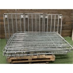 Set of three metal roll cages on castors - THIS LOT IS TO BE COLLECTED BY APPOINTMENT FROM DUGGLEBY STORAGE, GREAT HILL, EASTFIELD, SCARBOROUGH, YO11 3TX
