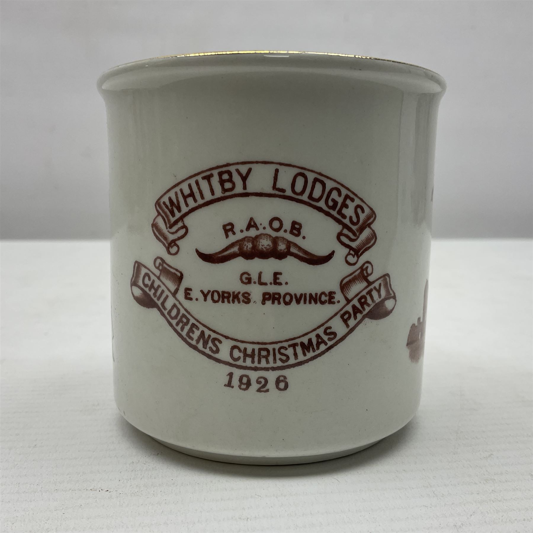 Whitby Lodges R.A.O.B E. Yorks Province Children's Christmas Party 1926, H8cm