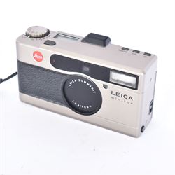 Leica Minilux compact camera, circa 1995, with Summarit 1:2.4/40mm lens, serial no. 1911707