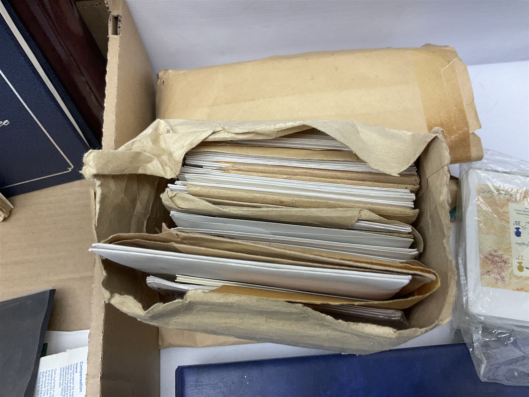 Great British and World stamps, including PHQ cards, Queen Elizabeth II first day covers, Bahamas, Belgium, Canada, India etc, housed in albums, ring binder folders and loose, in one box