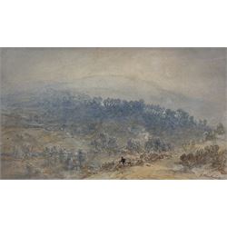 George Weatherill (British 1810-1890): Iburndale Lane Sleights looking towards Blue Bank w...