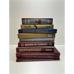 Folio Society; twenty six volumes, including The Folio Book of Humorous Anecdotes, The Pick of Punch, Cautionary Tales, Travels with a Donkey etc 