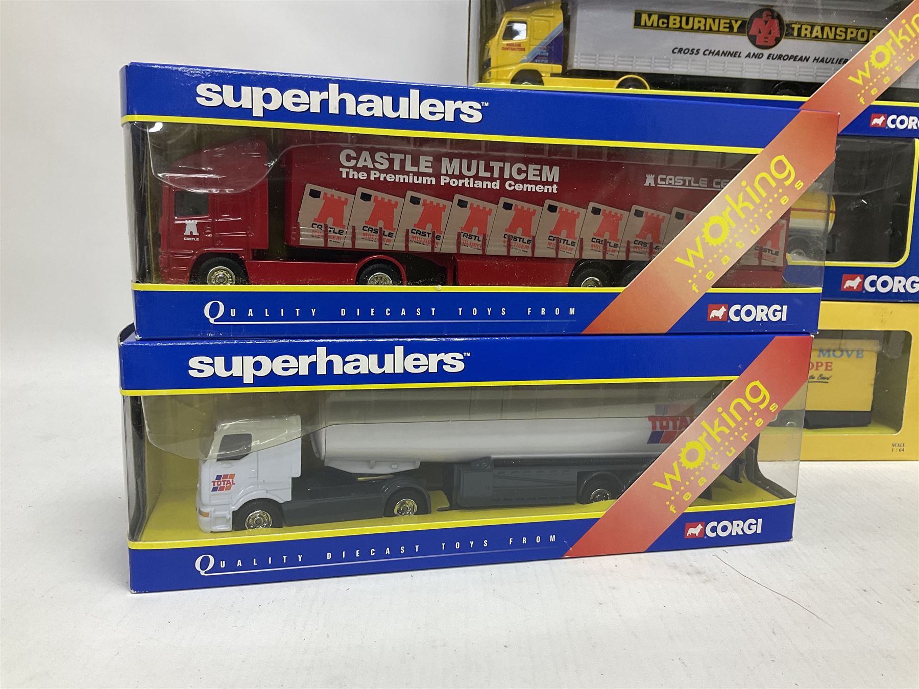 Corgi - fourteen 1:64 scale Superhaulers vehicles comprising TY86710, TY86711, two TY86712, TY86714, TY86716, TY86717, TY86718, two TY86804, TY86806, TY86902, TY87008 and TY87009 (14)