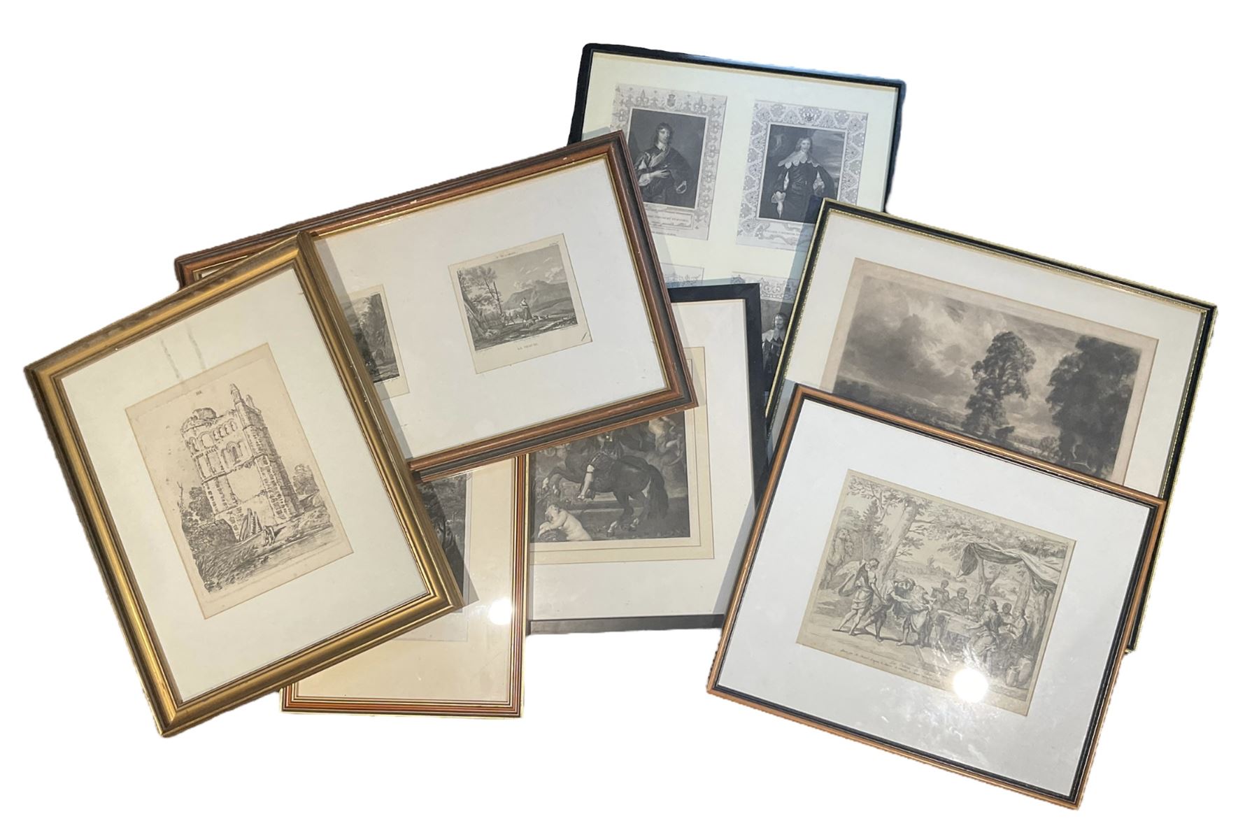 Large collection of predominantly 18th/19th century etchings and engravings (in one box)