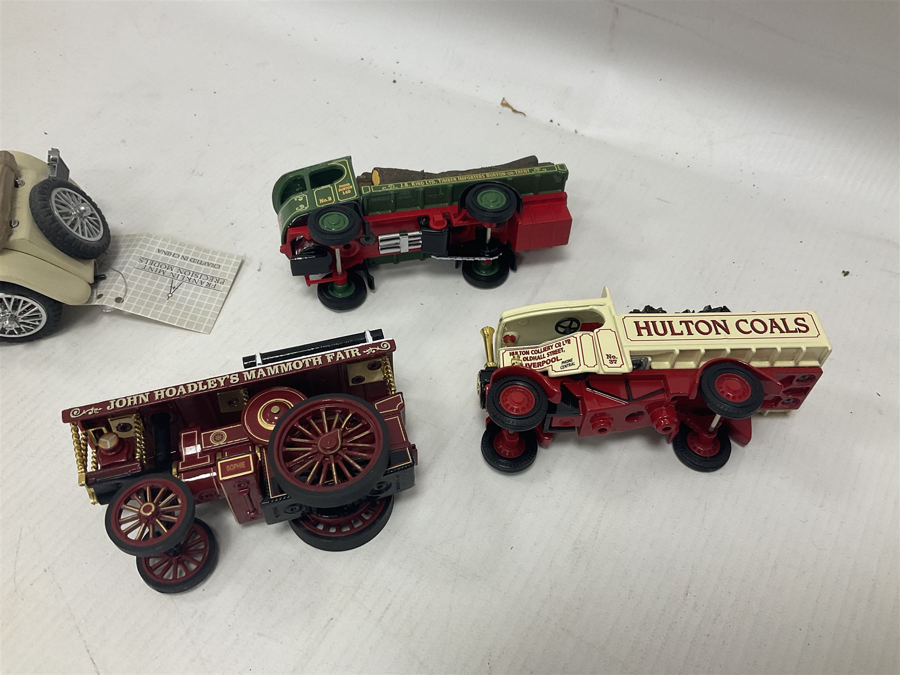 Approximately twenty eight die-cast scale model cars to include Corgi Chitty Chitty Bang Bang with three figures, Lesney/Matchbox Models of Yesteryear, Franklin Mint, Dinky etc 