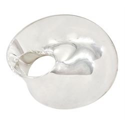 Georg Jensen silver Mobius brooch, No. 374, designed by Vivianna Torun Bulow-Hube, London ...