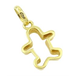 Links of London 18ct gold gingerbread man pendant, Edinburgh 2007