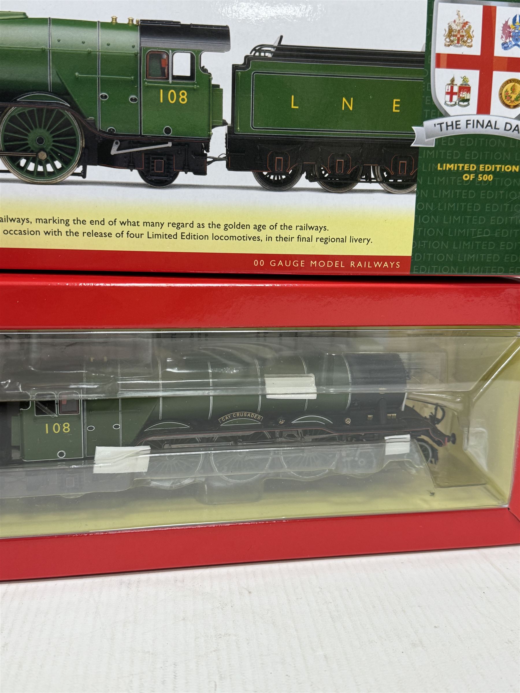 Hornby '00' gauge limited edition The Final Day R3518 LNER Class A3  Gay Crusader locomotive, no. 108, boxed