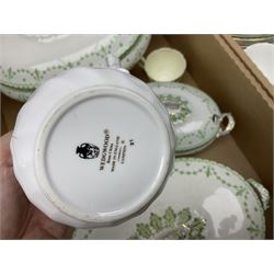 Collection of tea and dinnerwares to include Wedgwood Campion, etc in five boxes 