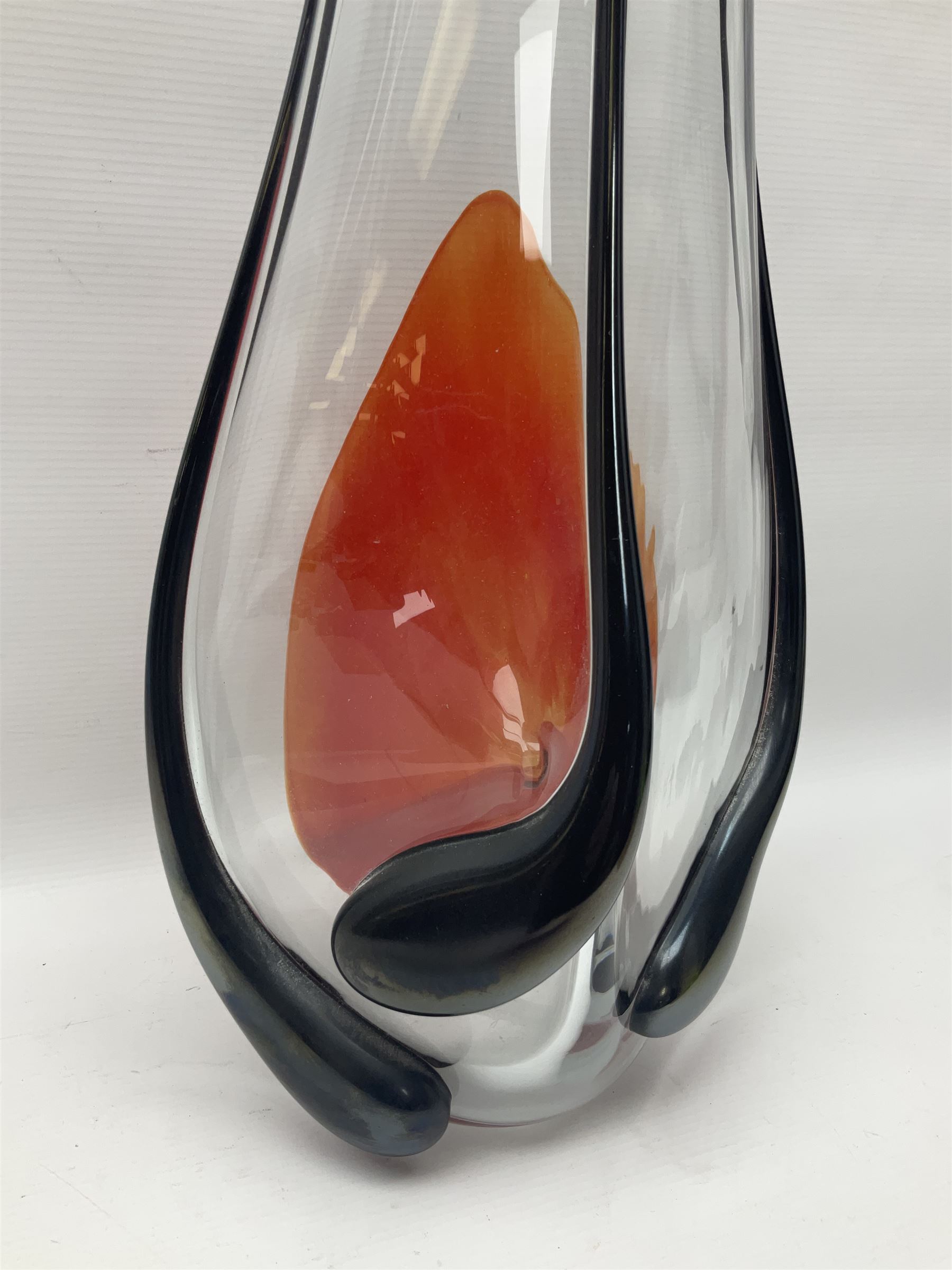 Svaja Scarlet Orchid vase, H59cm