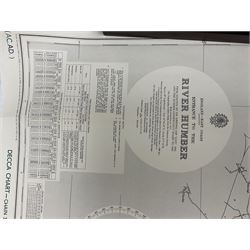 Four shipping charts depicting the River Humber 