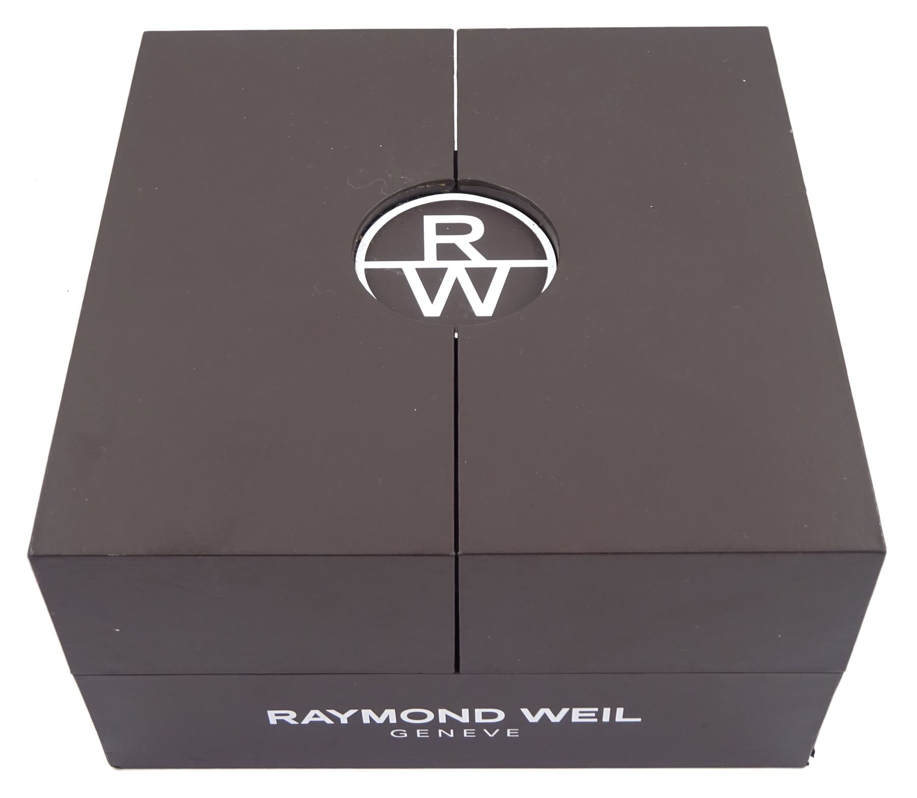 Raymond Weil Don Giovanni Cosi gentleman's stainless steel automatic chronograph wristwatch, Ref. 4875, Cal 7200, on original leather strap, boxed