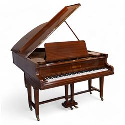 Carl Bechstein model A  grand piano serial No 44945 (1898), in a Sheraton revival mahogany...