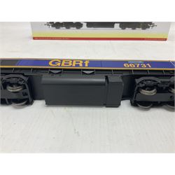 Hornby ‘00’ gauge - DCC ready GBRf Co-Co Class 66 ‘InterhubGB’ no.66731; in original box 