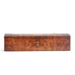 Late 19th century marquetry and parquetry glove box by Anton Seuffert, Auckland, New Zeala...