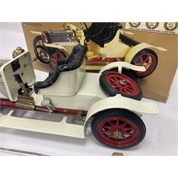 Mamod SA1 ‘Steam Roaster’ live steam car in cream and red, with original box 