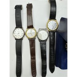 Collection of wristwatches, including Seiko, Sekonda, Citizen, Tissot and Lorus, automatic and quartz examples, some boxed 