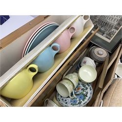 Collection of ceramics including Wade, Hornsea and similar, in four boxes 