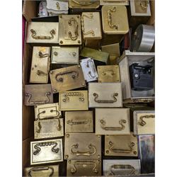 Various quartz clocks, clock cases and other related items etc, for spares or repair, in four boxes
