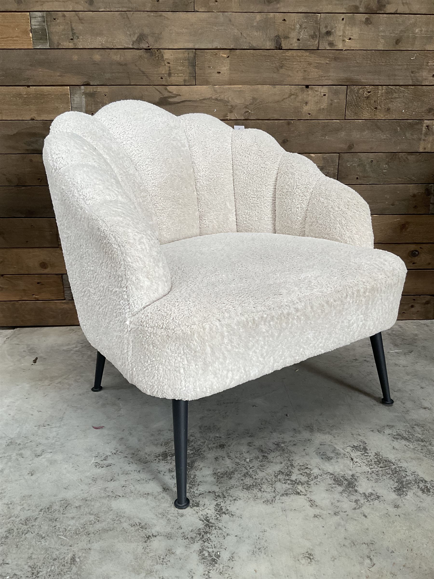 3 x Cloud armchairs, upholstered in beige fabric